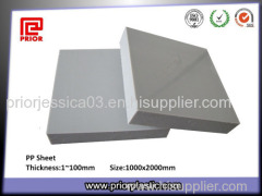 Made in china extruded plastic PP sheet