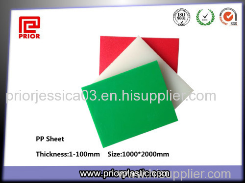 Engineering Plastic Polypropylene PP Sheets