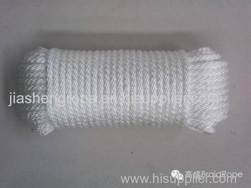 Polyester solid braided rope/ start rope