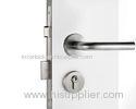 Privacy Stainless Steel Door Lock With Satin Stainless Steel Lever Rose Handle