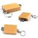 Keychain Wood USB Flash Drive High Speed USB 2.0 with 128MB - 64GB
