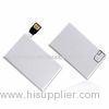 White Pendrive Credit Card USB Drive Waterproof with Encryption
