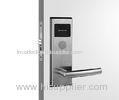 Front Door Electronic Hotel Locks / Safe Electronic Door Latches Stainless Steel