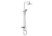 Starlight Chrome Shower System With Euphoria Cube Handheld Shower Head