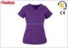 Custom Purple Lab / Hospital Uniforms Medical Scrub Uniforms