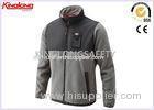 Unisex Soft Shell Reversible Full Zipper Jacket Safety Work Clothes S-XXXL