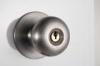 Exterior Double Locking Door Knob Handle Cylindrical Lockset 70mm Backset