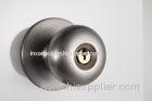 Exterior Double Locking Door Knob Handle Cylindrical Lockset 70mm Backset