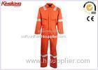 EN20471 Safety Fire Retardant High Visibility Coveralls With Reflective Tapes