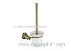 Bathroom Toilet Brush With Holder Brass Base Concealed Screw Mounting