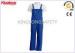 65% Polyester 35% Cotton Fabric Bib Pants S / M / L With Chest Pocket