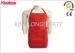 Promotional Customized Red / White Cooking Bib Aprons With Pockets