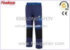Navy Blue Mens Painter / Factroy Working Trousers With Knee Pads