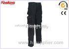 Heavy Duty Cargo Half Elastic Waist Work Pants Multi Pocket Work Trousers