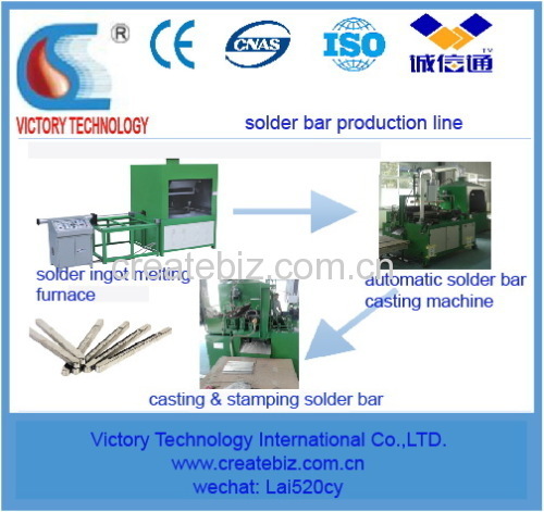 automatic solder bar production line