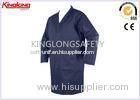 Medical Grey Power Workwear Uniform Long Work Coat 190-240g/