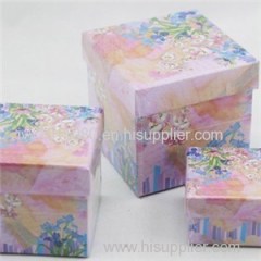 Three Pcs Paper Cany Box