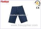 Customized Denim / Jeans Cargo Work Shorts XL / XXL For Summer