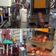 Metal iron briquetting machine/ Scrap metal press machine for sale