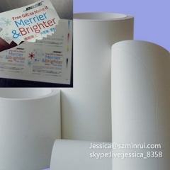 Custom Self Adhesive Vinyl Eggshell Sticker Paper Security Destructive Tamper Evident Label Paper Materials