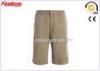 100% Cotton 6 Pocket Casual Shorts Mens Cargo Work Pants SGS / CE