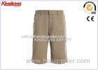 100% Cotton 6 Pocket Casual Shorts Mens Cargo Work Pants SGS / CE