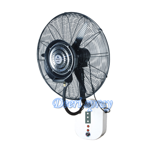 Deeri Factory supply Wall mounted misting industrial fan with rainproof and remote control type650