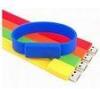 High Capacity Wristband USB Flash Drive / Pen Drive Stick Blue