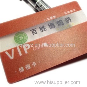 Colorful PVC Sheet Card