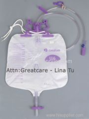 Disposable& medical urinary system / Urine Bag/ urine meter/ PVC adult Urine Collection Bag /Urine collecting bag