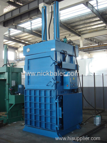 Two door open corrugated paper baling press machine