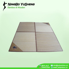 4 blocks hand patchwork bamboo mat
