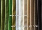 Luxury 100 Polyester Velvet Fabric Soft / Velvet Sofa Fabric High Density