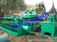 scrap metal baling machine