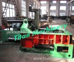 scrap metal baling machine