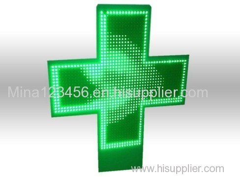 P20mm double sides single color Pharmacy led display