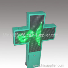 P20mm double sides single color Pharmacy led display