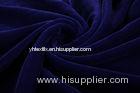 Vintage Blue Micro Velvet Fabric / Patterned Velvet Dress Fabric