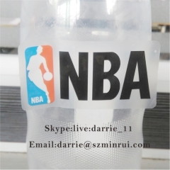 Minrui nice Transparent destructible vinyl with good printing effect and could be die cutting suitable all size labels