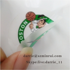 China top factory of destructible material hotsaleTransparent destructible vinyl suitable all size labels die cutting