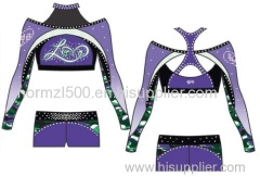 Free design custom cheer costumes sexy sparkle rhinestone cheerleading uniforms all star cheerleader wear