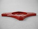 Precision CNC Machined Components 6061 Aluminum CNC Machining Red Anodizing