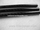 Round Twill Glossy Carbon Fiber Tube / Piping use in Telescopic Pole