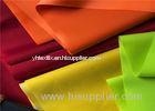 Yellow Polyester Pvc Coated Fabric For Bags / Polyurethane Polyester Fabric