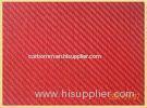 Red Twill Weave 3K Carbon Fiber Composite Plate / Sheeting used in aerospace / Marine