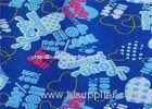 Pvc / Pu Coated Blue Polyester Fabric Waterproof For Raincoat