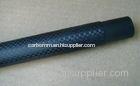 Black 3 k plain light twill Carbon Fiber Telescopic Pole / Telescoping Tubes