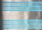 Woven Blue Jacquard Damask Fabric Striped Jacquard Bed Linen