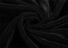 Black Weaving Microvelvet Fabric Dyed Pattern Velvet Decorator