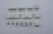 Nylon 66 Tin Plated Wafer Automotive Connectors with Lock 6 Circuits Single Row